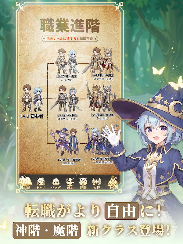 風と竜の歌 プレイ画面